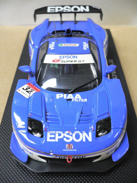 EBBRO 1/43 HONDA EPSON NSX SUPER GT500 BLUE WHITE #32 (43919) (PIU93)