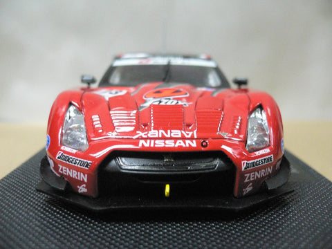 EBBRO 1/43 NISSAN SKYLINE GT-R XANAVI NISMO SUPER GT500 RED SILVER (44044) (PIU98)