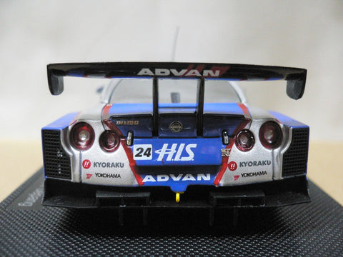 EBBRO 1/43 NISSAN SKYLINE GT-R SUPER GT500 HIS ADVAN KONDO Rd.4 SEPNAG #24 (44428) (PIU122)