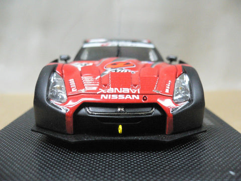 EBBRO 1/43 NISSAN SKYLINE XANAVI NISMO GT-R LOW DOWN FORCE FUJI TEST RED SILVER #23 (44125) (PIU103)