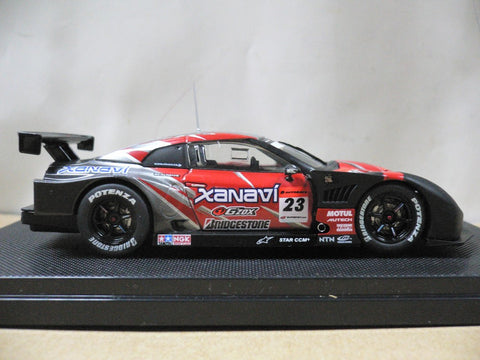 EBBRO 1/43 NISSAN SKYLINE XANAVI NISMO GT-R LOW DOWN FORCE FUJI TEST RED SILVER #23 (44125) (PIU103)