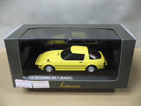 KYOSHO 1/43 MAZDA SAVANNA RX-7 SA22C YELLOW (PIU/P87-60)