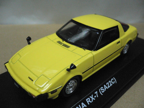 KYOSHO 1/43 MAZDA SAVANNA RX-7 SA22C YELLOW (PIU/P87-60)