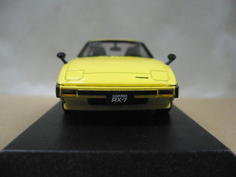 KYOSHO 1/43 MAZDA SAVANNA RX-7 SA22C YELLOW (PIU/P87-60)