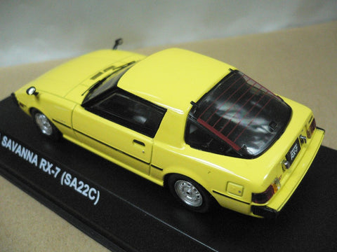 KYOSHO 1/43 MAZDA SAVANNA RX-7 SA22C YELLOW (PIU/P87-60)
