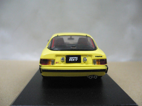 KYOSHO 1/43 MAZDA SAVANNA RX-7 SA22C YELLOW (PIU/P87-60)
