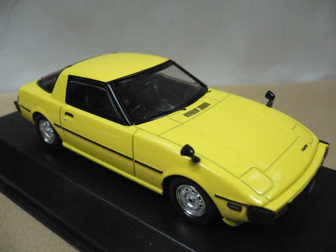 KYOSHO 1/43 MAZDA SAVANNA RX-7 SA22C YELLOW (PIU/P87-60)