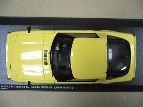 KYOSHO 1/43 MAZDA SAVANNA RX-7 SA22C YELLOW (PIU/P87-60)