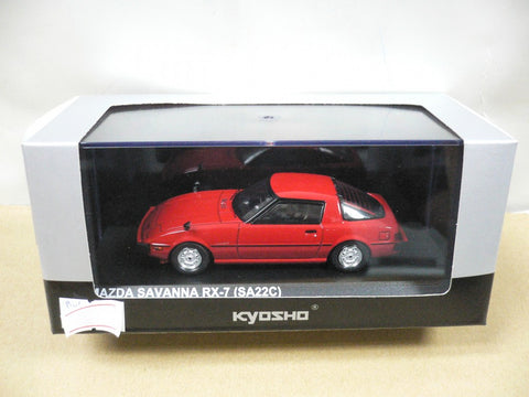 KYOSHO 1/43 MAZDA SAVANNA RX-7 SA22C RED (03281R) (24856) (PIU/P65-60)