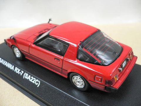 KYOSHO 1/43 MAZDA SAVANNA RX-7 SA22C RED (03281R) (24856) (PIU/P65-60)