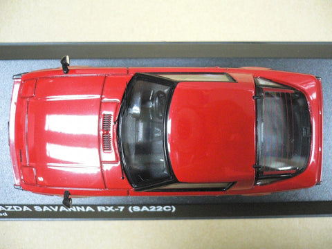 KYOSHO 1/43 MAZDA SAVANNA RX-7 SA22C RED (03281R) (24856) (PIU/P65-60)