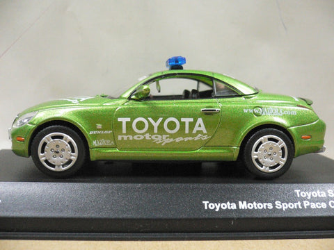 KYOSHO JCOLLECTION 1/43 TOYOTA SOARER 2004 TOYOTA MOTORS SPORT PACE CAR GREEN (JC14001PC) (10369) (PIU117)