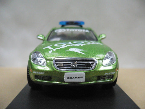 KYOSHO JCOLLECTION 1/43 TOYOTA SOARER 2004 TOYOTA MOTORS SPORT PACE CAR GREEN (JC14001PC) (10369) (PIU117)