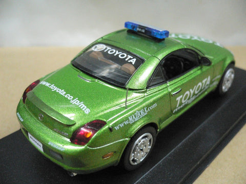 KYOSHO JCOLLECTION 1/43 TOYOTA SOARER 2004 TOYOTA MOTORS SPORT PACE CAR GREEN (JC14001PC) (10369) (PIU117)