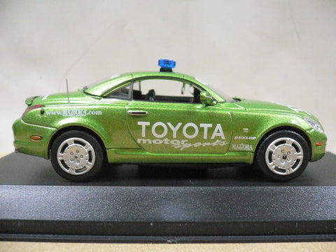 KYOSHO JCOLLECTION 1/43 TOYOTA SOARER 2004 TOYOTA MOTORS SPORT PACE CAR GREEN (JC14001PC) (10369) (PIU117)