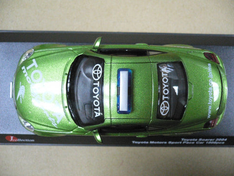 KYOSHO JCOLLECTION 1/43 TOYOTA SOARER 2004 TOYOTA MOTORS SPORT PACE CAR GREEN (JC14001PC) (10369) (PIU117)