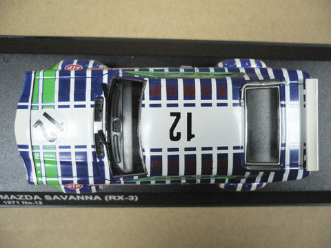 KYOSHO 1/43 MAZDA SAVANNA RX-3 1971 #12 (03191A) (17819) (PIU/P85-70)