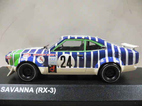 KYOSHO 1/43 MAZDA SAVANNA RX-3 #24 (03191C) (24855) (PIU/P85-70)