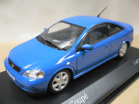 MINICHAMPS 1/43 OPEL ASTRA COUPE BLUE (430 049120) (03309) (PIU113)