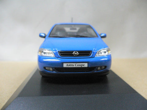 MINICHAMPS 1/43 OPEL ASTRA COUPE BLUE (430 049120) (03309) (PIU113)