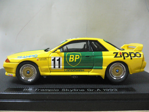 EBBRO 1/43 NISSAN SKYLINE BP TRAMPIO Gr.A 1993 YELLOW #11 (44156) (PIU96)