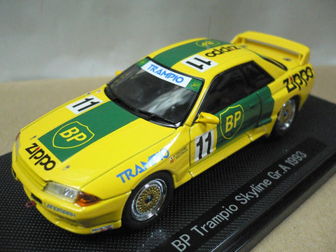EBBRO 1/43 NISSAN SKYLINE BP TRAMPIO Gr.A 1993 YELLOW #11 (44156) (PIU96)