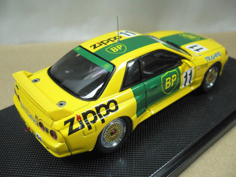 EBBRO 1/43 NISSAN SKYLINE BP TRAMPIO Gr.A 1993 YELLOW #11 (44156) (PIU96)