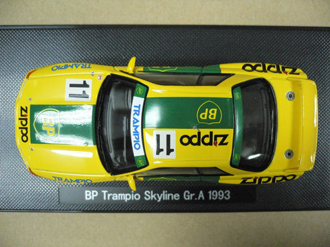 EBBRO 1/43 NISSAN SKYLINE BP TRAMPIO Gr.A 1993 YELLOW #11 (44156) (PIU96)