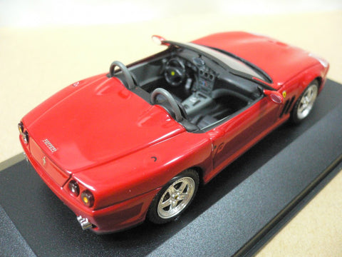 HOTWHEELS IXO 1/43 FERRARI 550 BARCHETTA 2000 RED FER020 (30690) (PIU120)