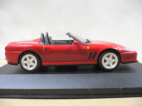 HOTWHEELS IXO 1/43 FERRARI 550 BARCHETTA 2000 RED FER020 (30690) (PIU120)