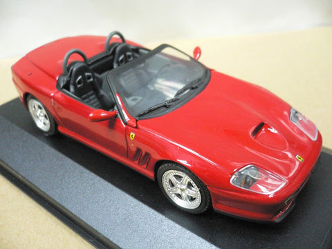HOTWHEELS IXO 1/43 FERRARI 550 BARCHETTA 2000 RED FER020 (30690) (PIU120)
