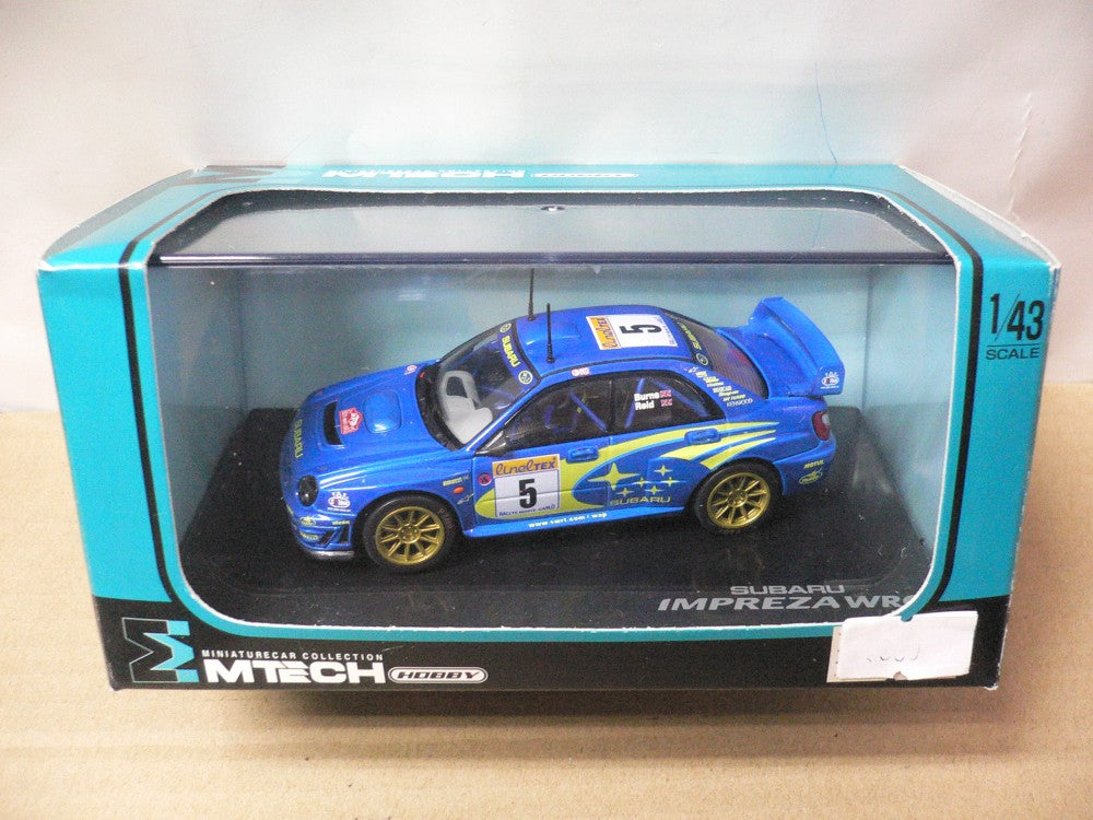 MTECH 1/43 SUBARU IMPREZA WRC #5 (H-04-A) (48700)– TOYZONE