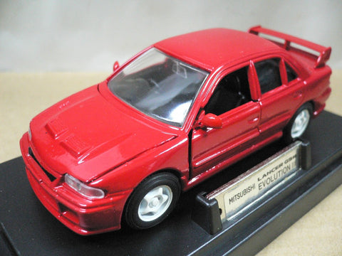 MTECH 1/43 MITSUBISHI LANCER GSR EVOLUTION III RED (MS-12) (45200) (PIU)