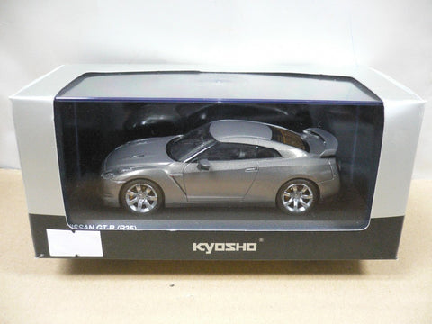 KYOSHO 1/43 NISSAN SKYLINE GT-R R35 2008 TITANIUM GRAY (03741TG) (11198) (PIU97)