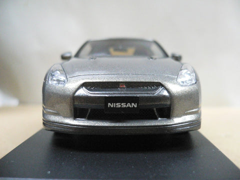 KYOSHO 1/43 NISSAN SKYLINE GT-R R35 2008 TITANIUM GRAY (03741TG) (11198) (PIU97)