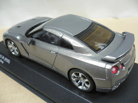 KYOSHO 1/43 NISSAN SKYLINE GT-R R35 2008 TITANIUM GRAY (03741TG) (11198) (PIU97)