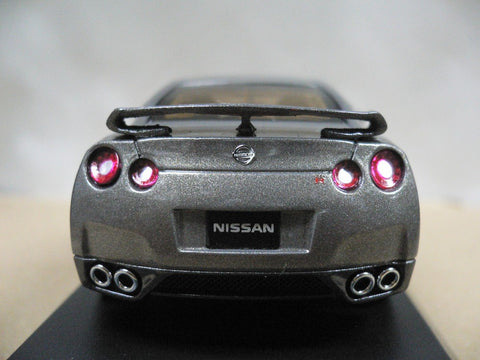 KYOSHO 1/43 NISSAN SKYLINE GT-R R35 2008 TITANIUM GRAY (03741TG) (11198) (PIU97)