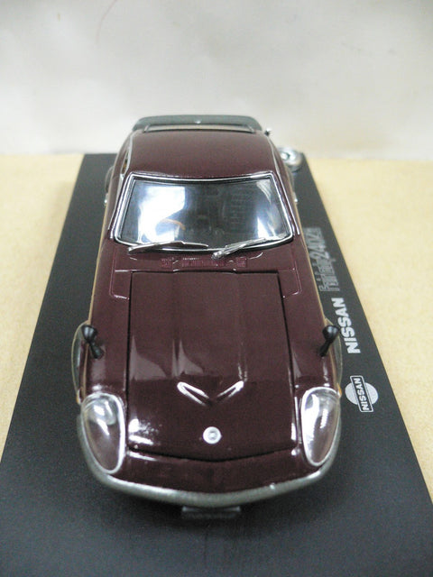 KYOSHO 1/43 NISSAN FAIRLADY 240ZG WIDE WHEEL MAROON (03166M) (04057) (PIU)