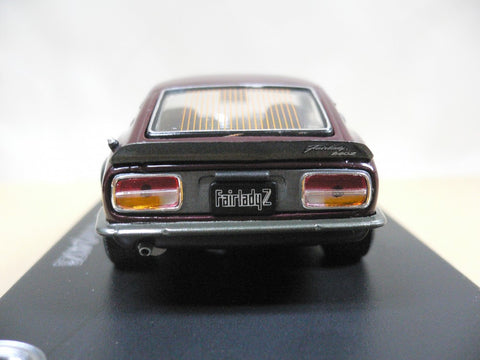 KYOSHO 1/43 NISSAN FAIRLADY 240ZG WIDE WHEEL MAROON (03166M) (04057) (PIU)