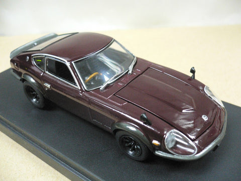 KYOSHO 1/43 NISSAN FAIRLADY 240ZG WIDE WHEEL MAROON (03166M) (04057) (PIU)