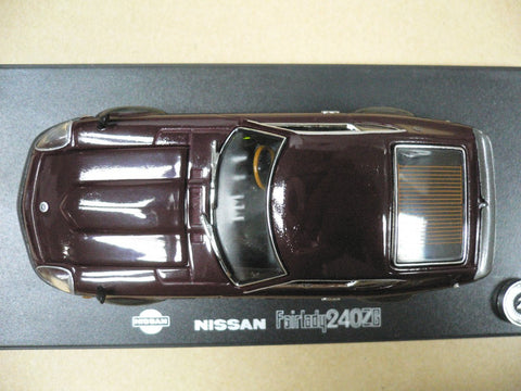 KYOSHO 1/43 NISSAN FAIRLADY 240ZG WIDE WHEEL MAROON (03166M) (04057) (PIU)