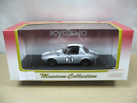 KYOSHO 1/43 TOYOTA SPORTS S800 '65 SILVER #20 (03092A) (01951) (PIU)