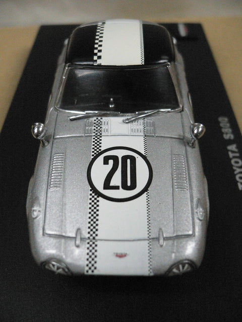 KYOSHO 1/43 TOYOTA SPORTS S800 '65 SILVER #20 (03092A) (01951) (PIU)