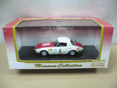KYOSHO 1/43 TOYOTA SPORTS S800 '67 FUJI 24H #6 (03092B) (01952) (PIU)
