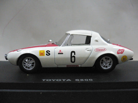 KYOSHO 1/43 TOYOTA SPORTS S800 '67 FUJI 24H #6 (03092B) (01952) (PIU)