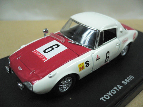 KYOSHO 1/43 TOYOTA SPORTS S800 '67 FUJI 24H #6 (03092B) (01952) (PIU)