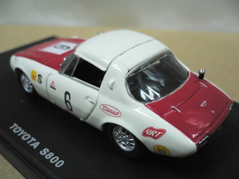 KYOSHO 1/43 TOYOTA SPORTS S800 '67 FUJI 24H #6 (03092B) (01952) (PIU)