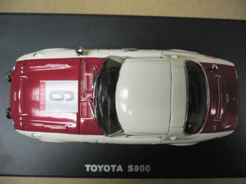 KYOSHO 1/43 TOYOTA SPORTS S800 '67 FUJI 24H #6 (03092B) (01952) (PIU)