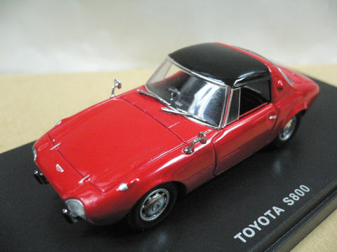 KYOSHO 1/43 TOYOTA SPORTS S800 RED (03091R) (01949) (PIU)