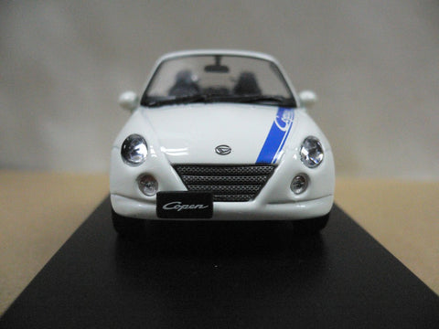 KYOSHO JCOLLECTION 1/43 DAIHATSU COPEN 2006 WHITE WITH BLUE STRIPE (JC30082WB) (10456) (PIU/P74-80)